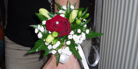 Bracelet de fleurs pour un mariage