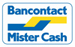 Paiement par Bancontact/Mister Cash accepté